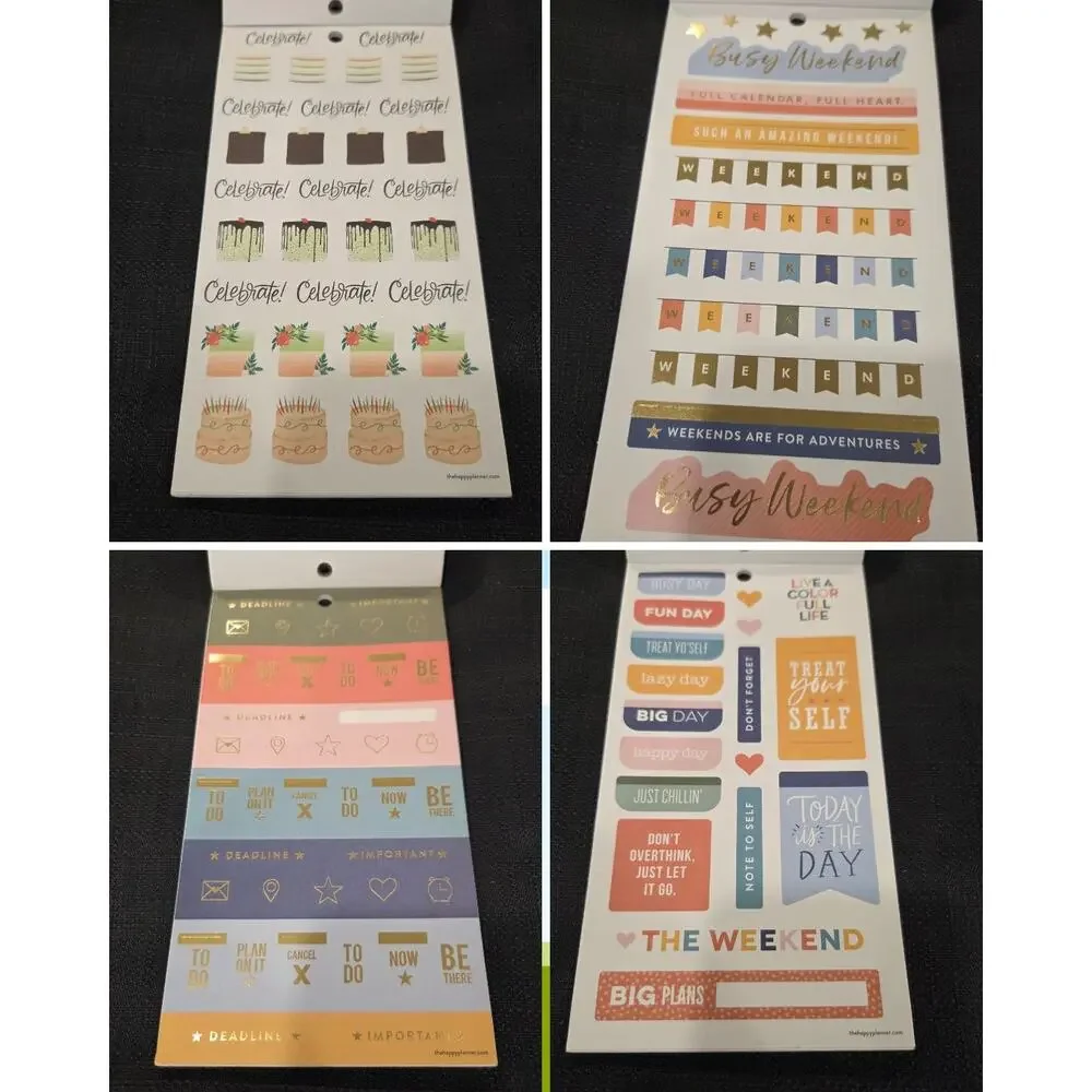 The Happy Planner  Planner Essentials BIG Sticker Book Missing 3 Stickers